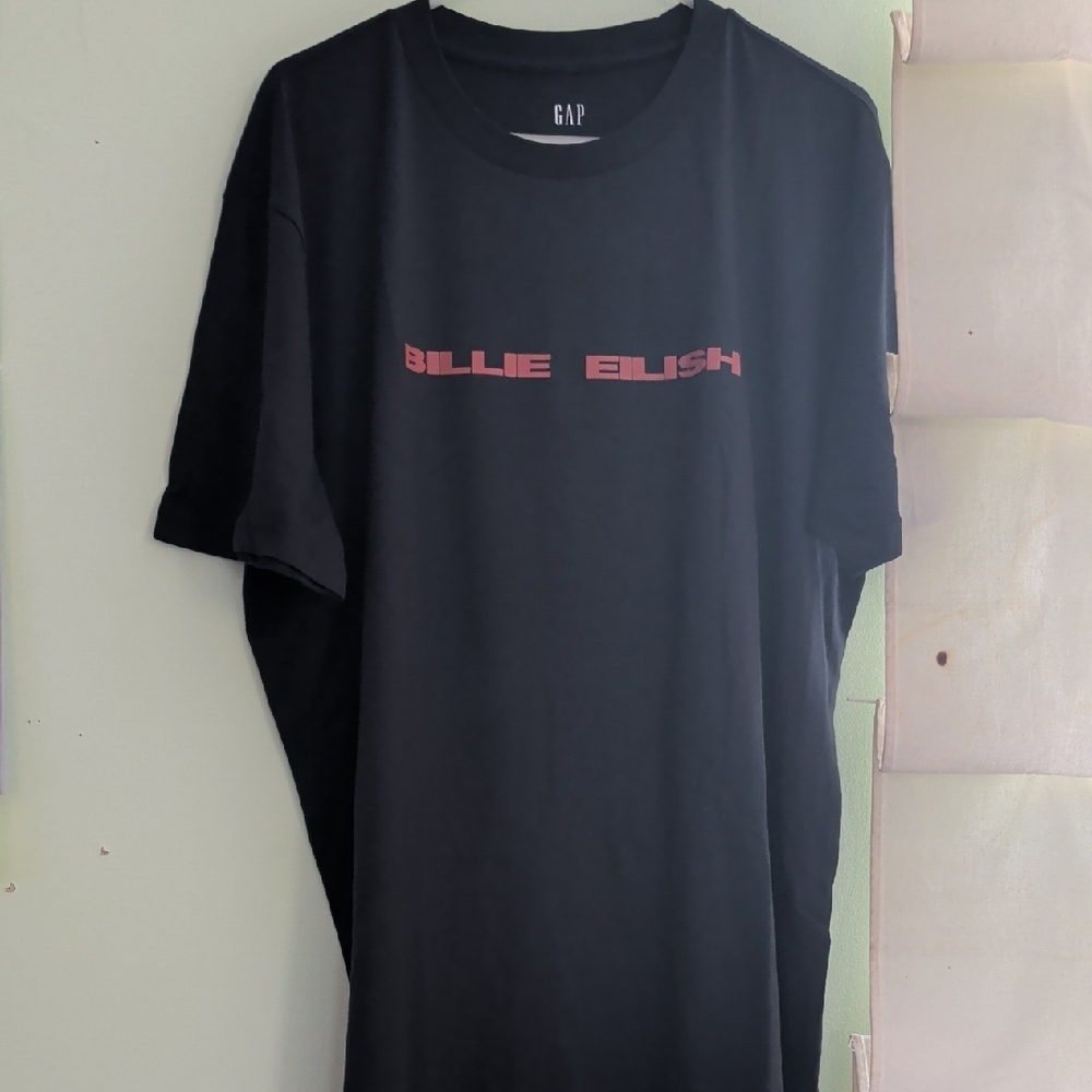 GAP Black Tee with RED Graphic